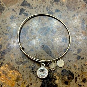 Alex and Ani silver bracelet